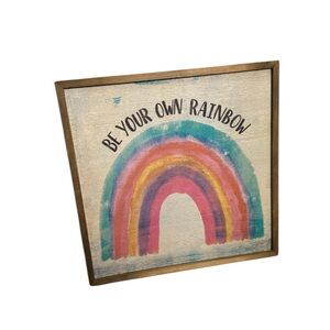 Natural Life Colorful Rainbow Wall Art